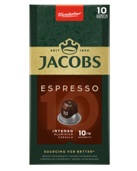 Кофе в капсулах Jacobs Espresso 10 intenso Nespresso
