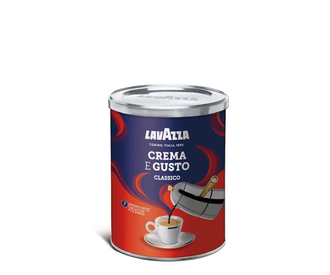  - Кофе молотый Lavazza Crema e Gusto ж/б 250 г  - 1219