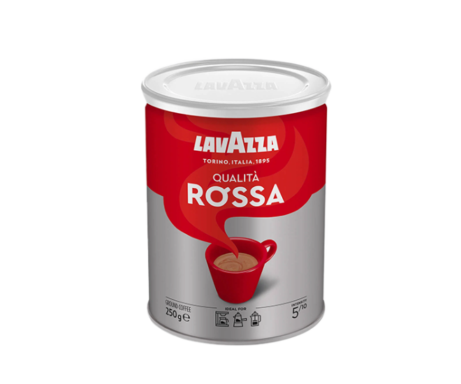  - Кофе молотый Lavazza Qualita Rossa ж/б 250 г  - 1222