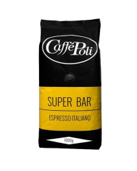 Caffe Poli Super Bar 1кг кофе в зернах, 90/10, Италия