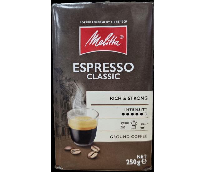 - Кофе молотый Melitta Espresso classic, 250г  - 329