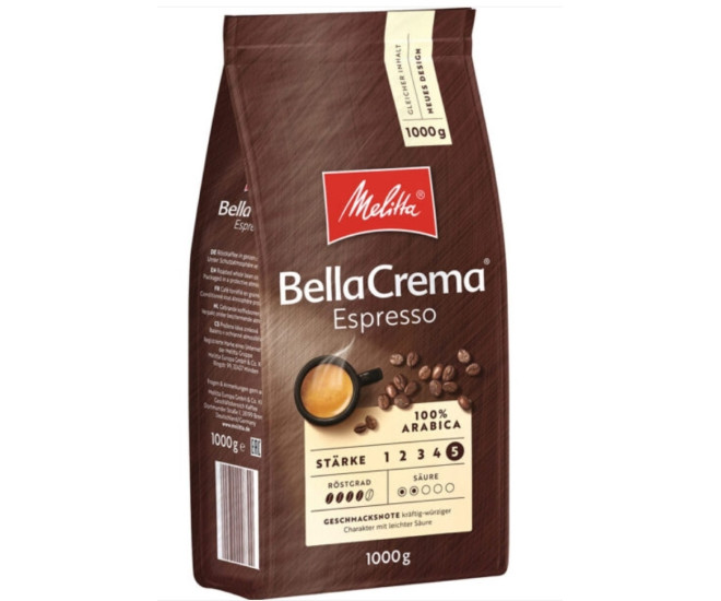  - Кофе в зернах Melitta BellaCrema Espresso 1 кг, ОРИГИНАЛ Мелита Эспрессо  - 102