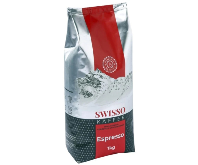  - КАВА SWISSO KAFFEE ESPRESSO 100% ARABIСA В ЗЕРНАХ 1 КГ СВІССО  - 14