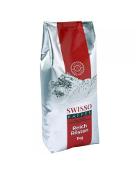 КАВА SWISSO KAFFEE REICH ROSTEN 100% ARABIСA В ЗЕРНАХ 1 КГ СВІССО