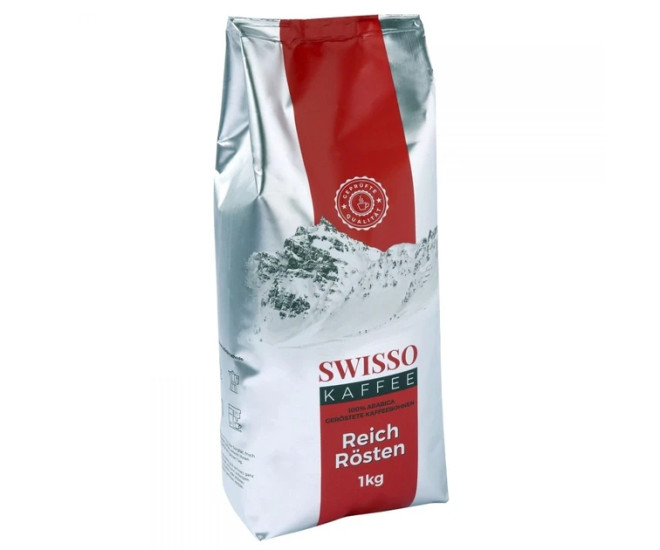  - КАВА SWISSO KAFFEE REICH ROSTEN 100% ARABIСA В ЗЕРНАХ 1 КГ СВІССО  - 15