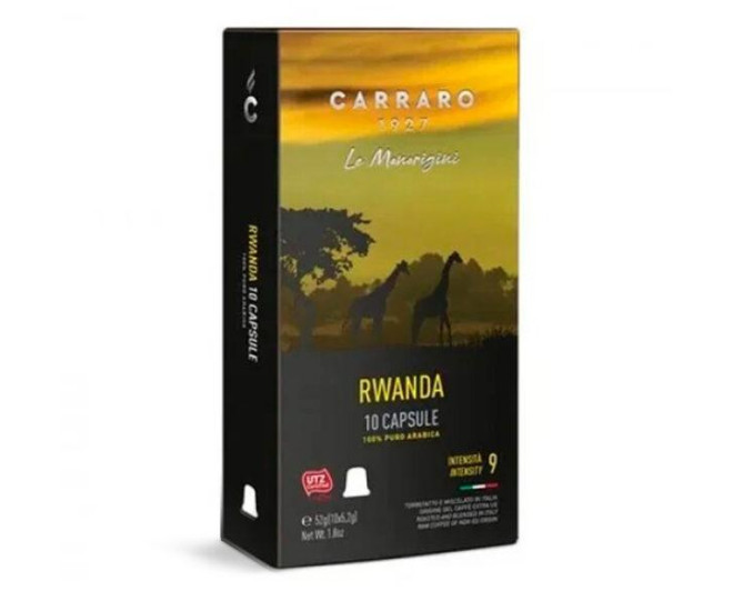  - Кава в капсулах Carraro Nespresso Rwanda, 10 шт. Неспресо Руанда  - 159