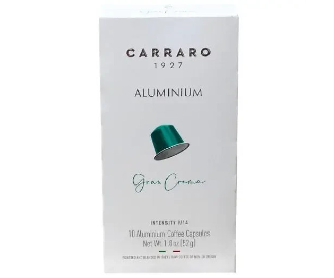  - Кава в капсулах Carraro Nespresso Aluminium Gran Crema, 10 капсулнеспрессо алюіній Гран крема  - 155