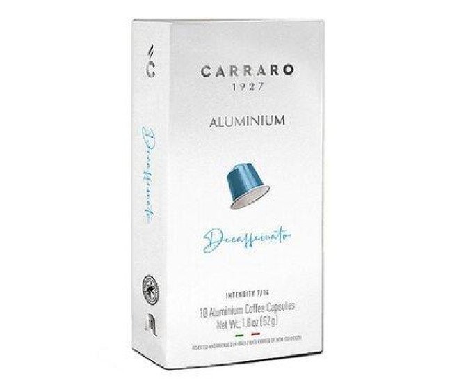  - Кофе в капсулах Carraro Nespresso Aluminium Decaffeinato (без кофеина), 10 шт  - 146