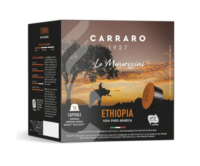  - Кава в капсулах Carraro Ethiopia Dolce Gusto 16 шт  - 151