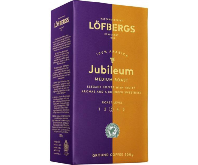  - Кофе молотый Lofbergs Jubileum Medium Roast 500 г  - 325