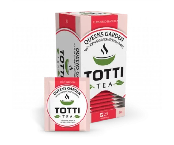  - Чай фруктовый TOTTI Tea Королевский сад пакетированный 25 шт по 2г.  - TOTTI Tea