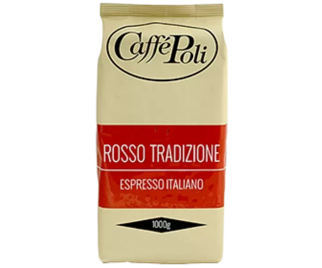  - Кава в зернах Caffe Poli Rosso Tradizione Espresso Italiano 20/80 1кг (Італія)  - 43