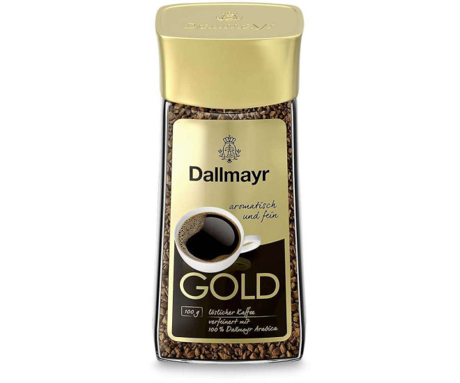  - Кава Dallmayr Gold розчинна 100 г скло  - 14011