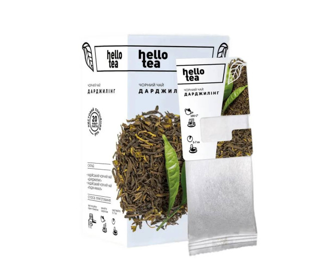  - Чай черный в пакетиках Hello Tea Дарджилинг, 20шт  - 508