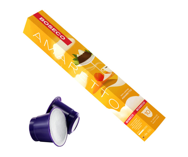  - Кава в капсулах Boseco Amaretto, 10 капсул Nespresso  - 550