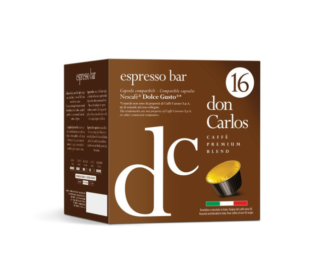  - Кофе в капсулах Dolce Gusto Don Carlos Espresso Bar 16 шт  - 167