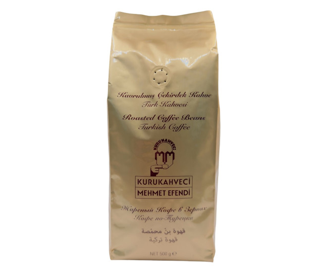  - Турецкий кофе в зернах Kurukahveci Mehmet Efendi 500г  - 15008