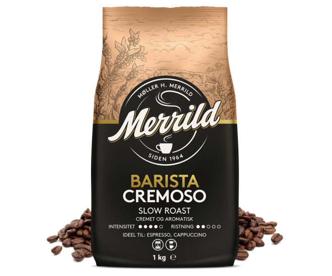  - Кава в зернах Merrild Lavazza Barista Cremoso 1кг  - 397