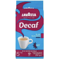 Кава мелена Lavazza DEK Intenso без кофеїну 250г