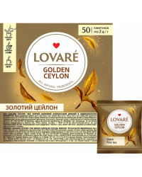 Чай черный цейлонский Lovare Golden Ceylon 50 шт