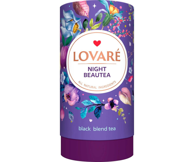  - Чай чорний Lovare Night Beautea Краса ночі 80 г  - 17806
