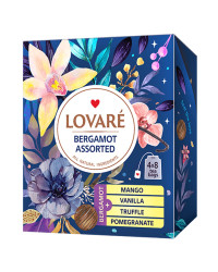 Чай Lovare Bergamot Assorted Ассорти Бергамот в пакетиках 50 шт