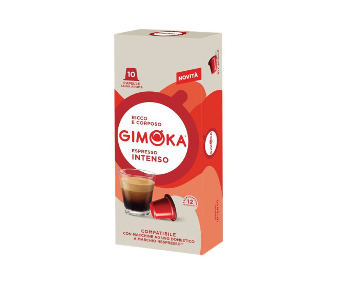  - Кава в капсулах Gimoka Intenso, 10 капсул Nespresso  - 14030