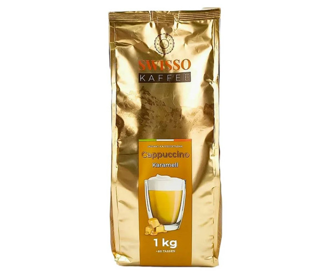  - Капучино Swisso Cappuccino Kaffe Karamell 1 кг  - 17027