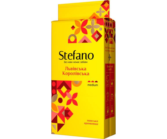  - Кофе молотый Stefano Львовский Королевский 230 г  - 17007