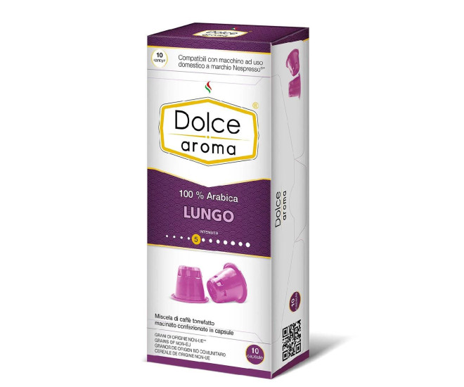  - Кава в капсулах Dolce Aroma Lungo Nespresso 10 шт  - 14046