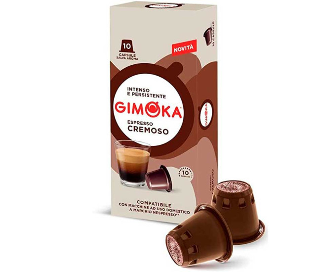  - Кофе в капсулах Gimoka Cremoso,10 капсул Nespresso  - 14039