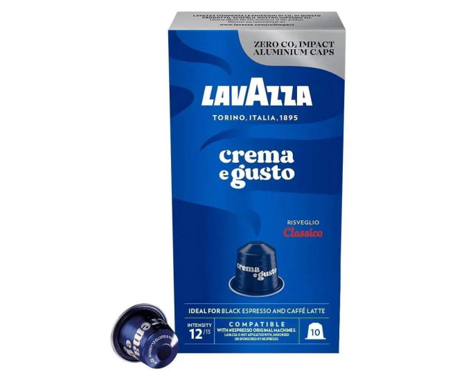  - Кава в капсулах Lavazza Crema e Gusto Classico, 10 капсул Nespresso  - 14053