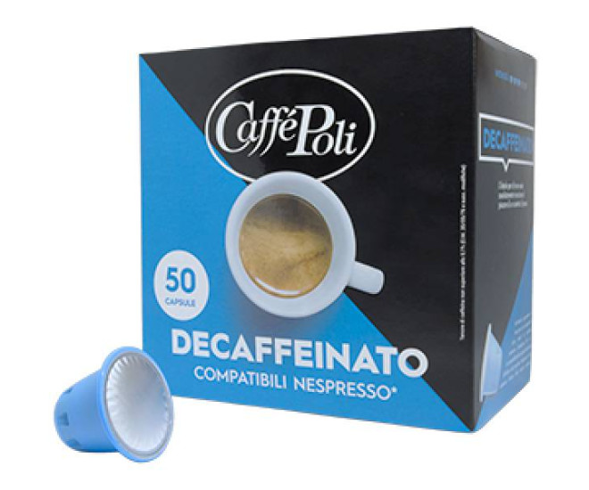  - Кава в капсулах Nespresso Caffe Poli Decaffeinato 50 шт  - 14059