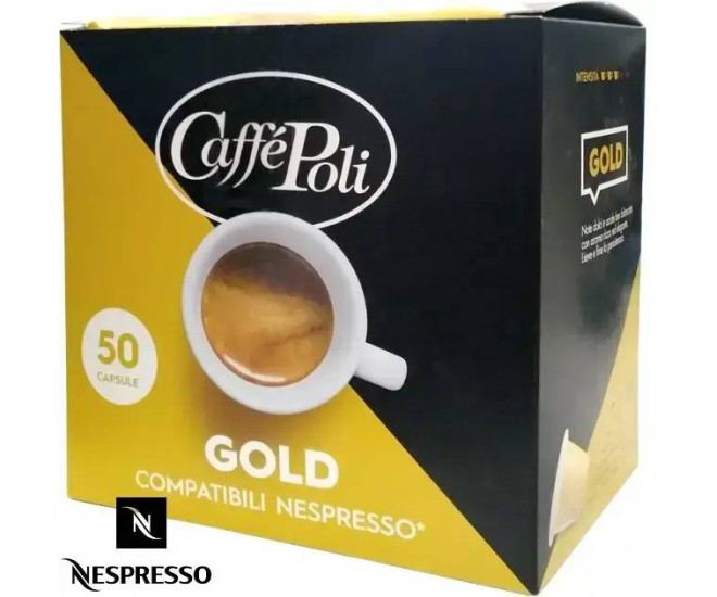  - Кава в капсулах Nespresso Caffe Poli Gold 50 шт  - 14058