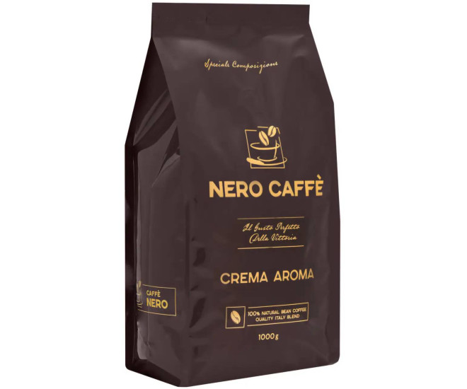  - Кава в зернах Nero Caffe Crema Aroma 1 кг  - 13092
