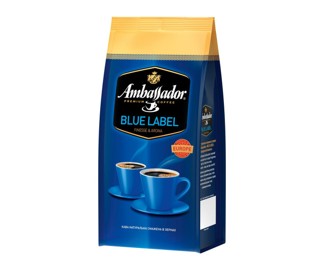  - Кофе в зернах Ambassador Blue Label, пакет 1000г  - 24