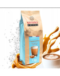 Капучино Swisso Gesalzenes Karamell 1кг со вкусом соленой карамели