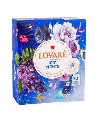 Смесь чёрного и зеленого чая Lovare 1001 Ночь в пакетиках 32 шт.